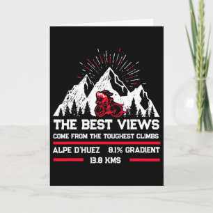 Alpe D'huez Cycling Mountains Card
