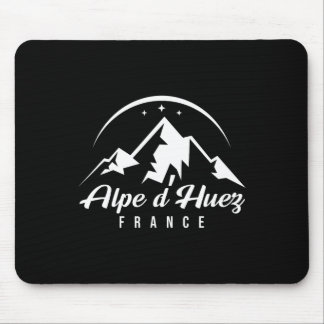 Alpe D'huez France Ski Resort Skiing Snowboarding  Mouse Pad