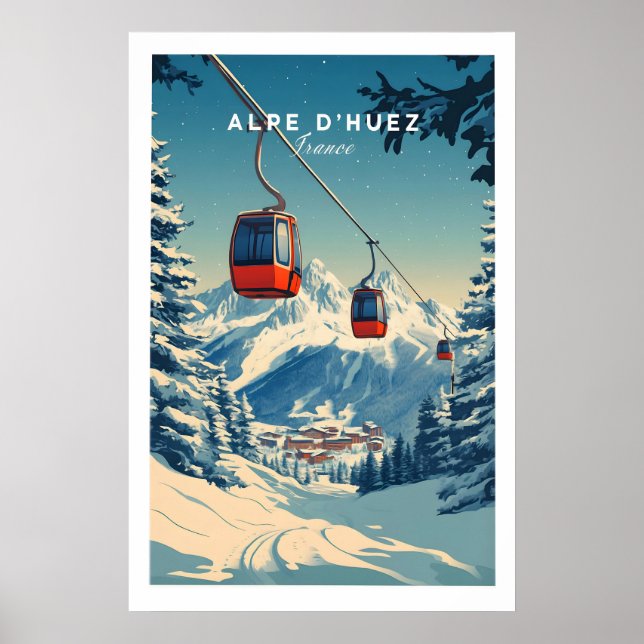 Alpe dHuez Print France 1 (Front)