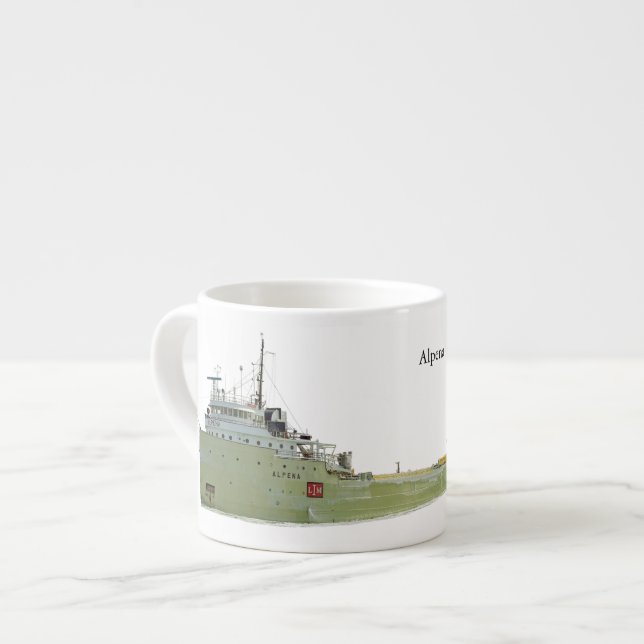 Alpena cutout espresso mug (Front Left)