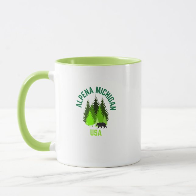 Alpena Michigan Hometown Coffee Mug (Left)