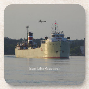 Alpena set of 6 plastic coasters