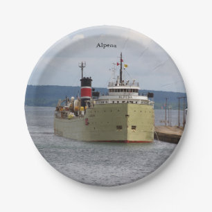 Alpena Soo paper plate