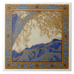 Alpes françaises Or Argent Bronze Carreau de cér