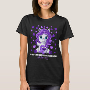Alpha 1 Antitrypsin Deficiency Awareness Month Pur T-Shirt