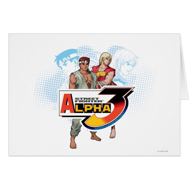 Alpha 3 Ken et Ryu de Street Fighter (Devant horizontal)