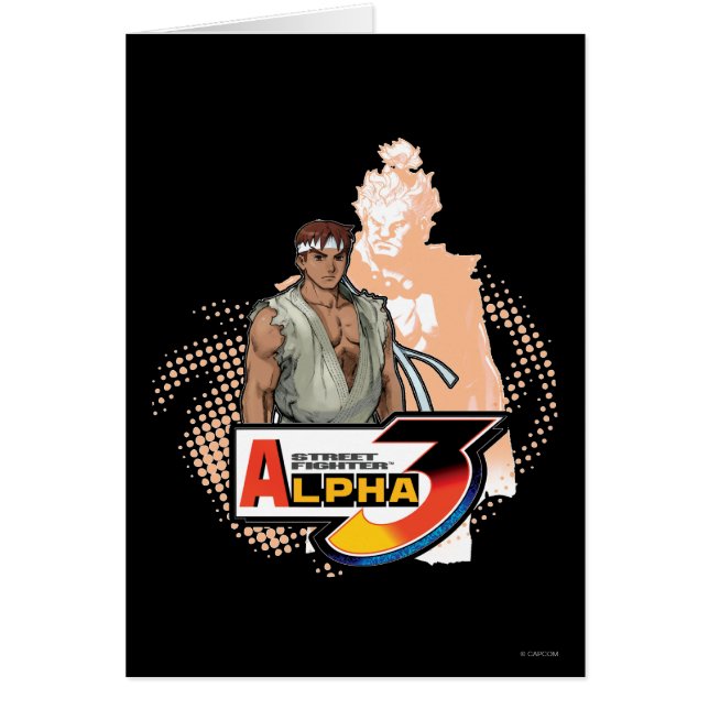 Alpha 3 Ryu et Akuma de Street Fighter (Devant)