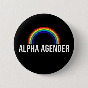 Alpha Agender 2 Inch Round Button