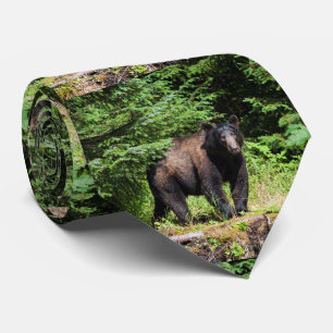 Alpha Black Bear Tie