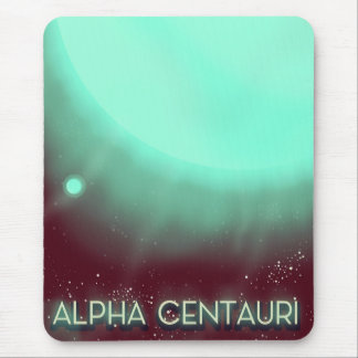 Alpha Centauri Space Art poster Mouse Pad