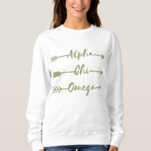 Alpha Chi Omega   Arrows Sweatshirt