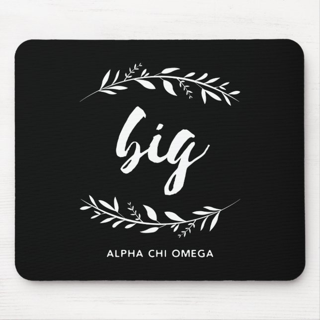 Alpha Chi Omega | Big Wreath Mouse Pad (Front)