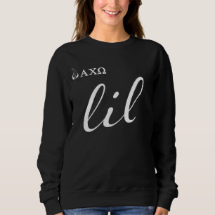 Alpha Chi Omega   Lil Script Sweatshirt