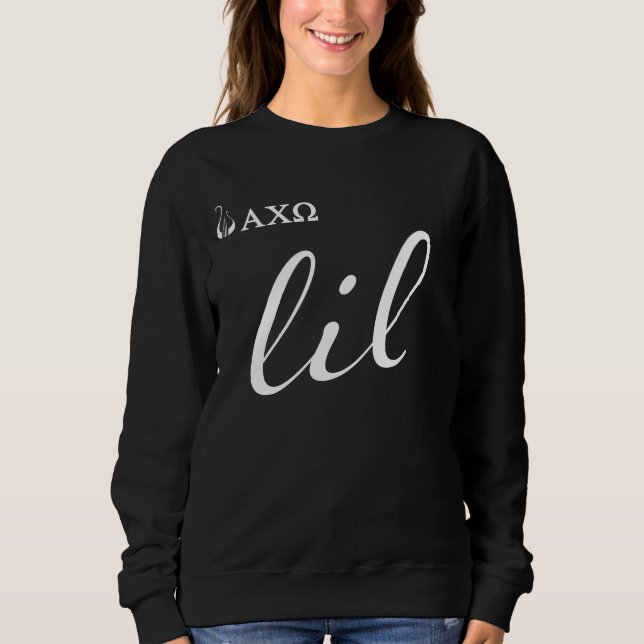 Alpha Chi Omega | Lil Script Sweatshirt (Front)