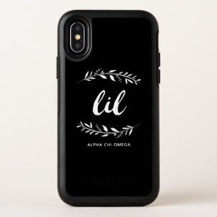 Alpha Chi Omega Lil Wreath OtterBox Symmetry iPhone X Case