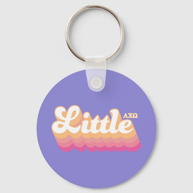 Alpha Chi Omega | Little Keychain (Front)
