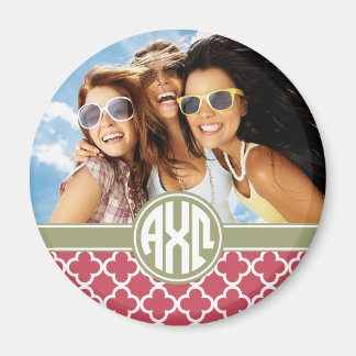 Alpha Chi Omega | Monogram and Photo Magnet