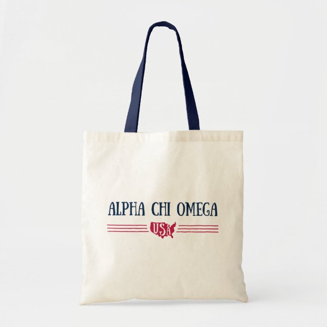 Alpha Chi Omega - USA Tote Bag (Front)