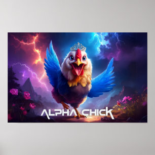 ALPHA CHICK fun poster