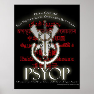 Alpha Company 5e PSYOP BN Poster
