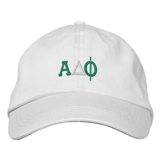 ALPHA DELTA PHI EMBROIDERED BASEBALL CAP (Front)