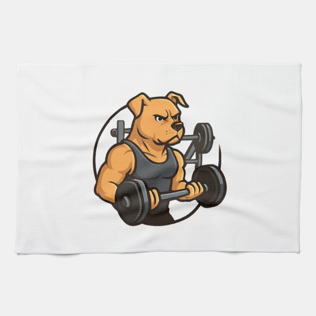 Alpha Dog Gym � Power Unleashed Kitchen Towel (Horizontal)