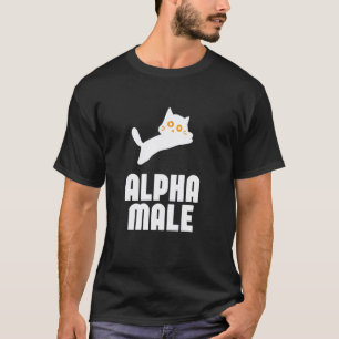 Alpha Male funny Kitten Meme Cat Lover Sweet T-Shirt