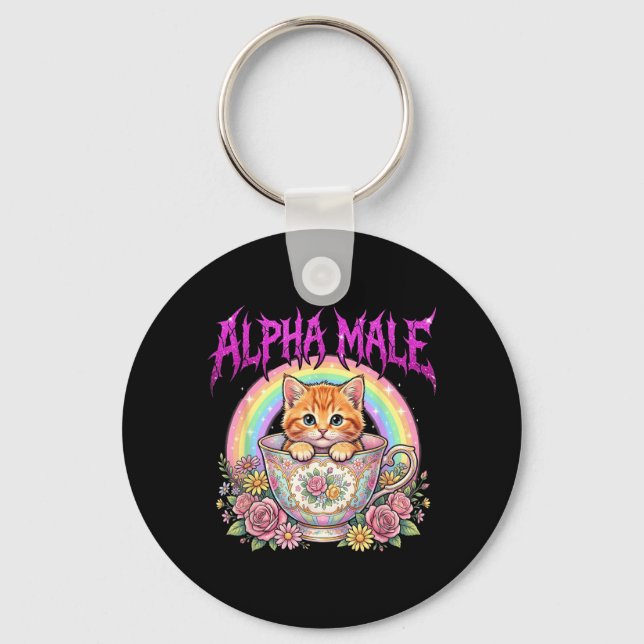 Alpha Male Keychain (Front)