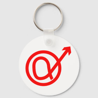 Alpha Male Sign Keychain