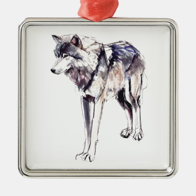 Alpha Metal Ornament (Front)