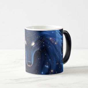 Alpha Neon Wolf Glowing Mystic Spirit Coffee Mug