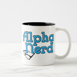 Alpha Nerd Two-Tone Coffee Mug