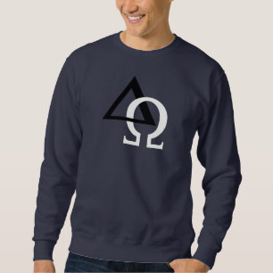 Alpha & Oméga 4 Noir Blanc TRANS PNG Sweatshirt