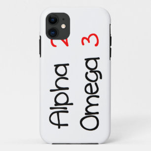 alpha omega iPhone 11 case