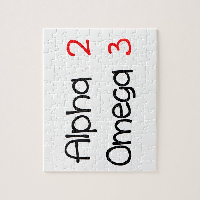 alpha omega jigsaw puzzle (Vertical)