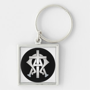 Alpha & Omega Keychain
