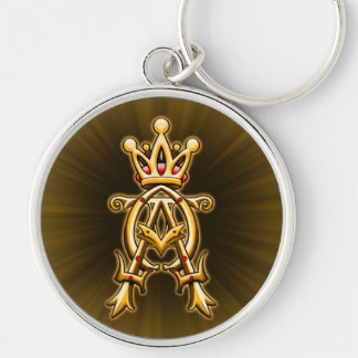 Alpha Omega King of Kings Design Keychain