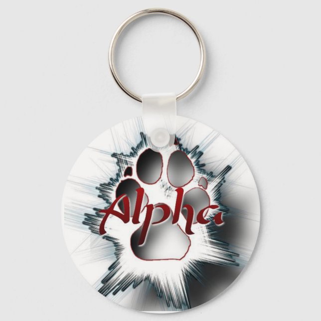 Alpha Paw Keychain (Front)