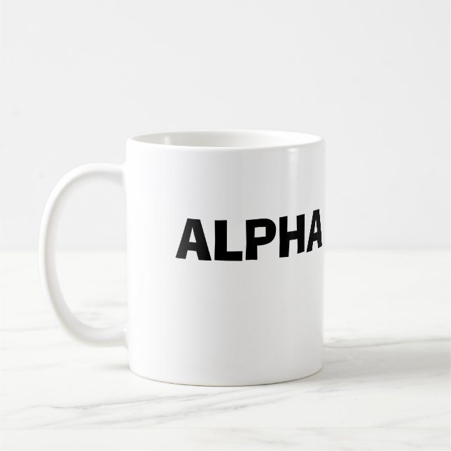 ALPHA SPOUSE COFFEE MUG (Left)