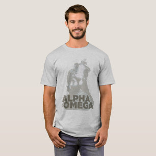 Alpha T-shirt de Menen d'impératrice d'Omega Hail