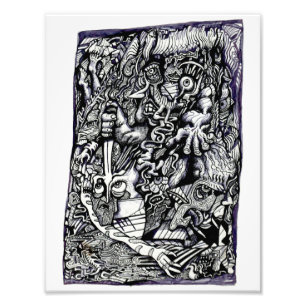 Alpha Warrior, by Brian Bensonr Photo Print