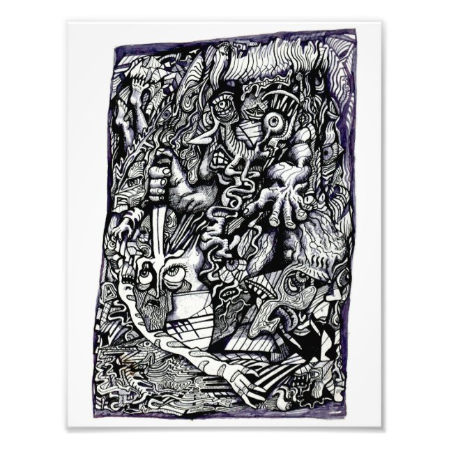 Alpha Warrior, by Brian Bensonr Photo Print (Front)