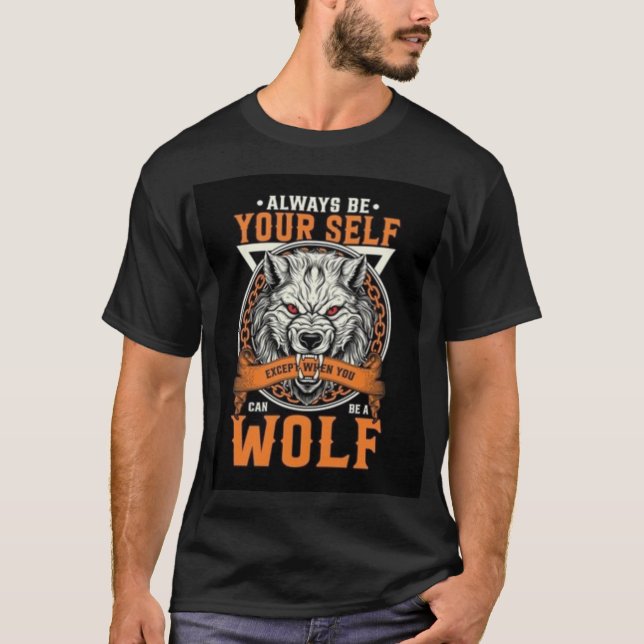 Alpha Wolf Mindset: Unleash Your Inner Beast T-Shirt (Front)