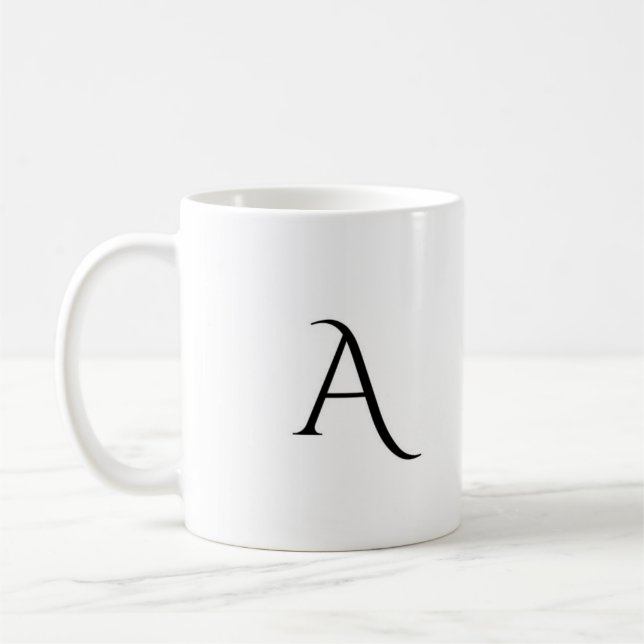 Alphabet A Café Mug (Gauche)