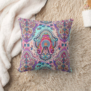 Alphabet A Throw Pillow
