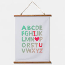 Alphabet ABC I Love You Unique Valentine's Day