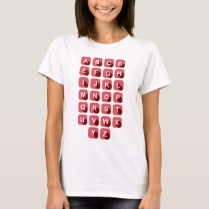Alphabet abc teacher T-Shirt