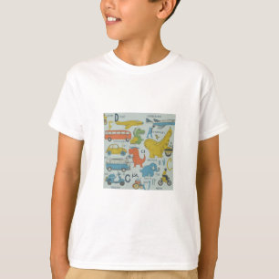 "Alphabet Adventure: Vehicles from A to Z" T-Shirt