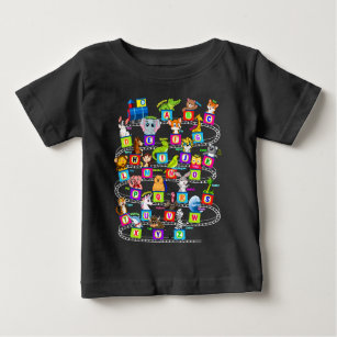 Alphabet Animal ABCs Learning  Baby T-Shirt