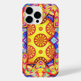 Alphabet B mandala  iPhone 14 Pro Max Case